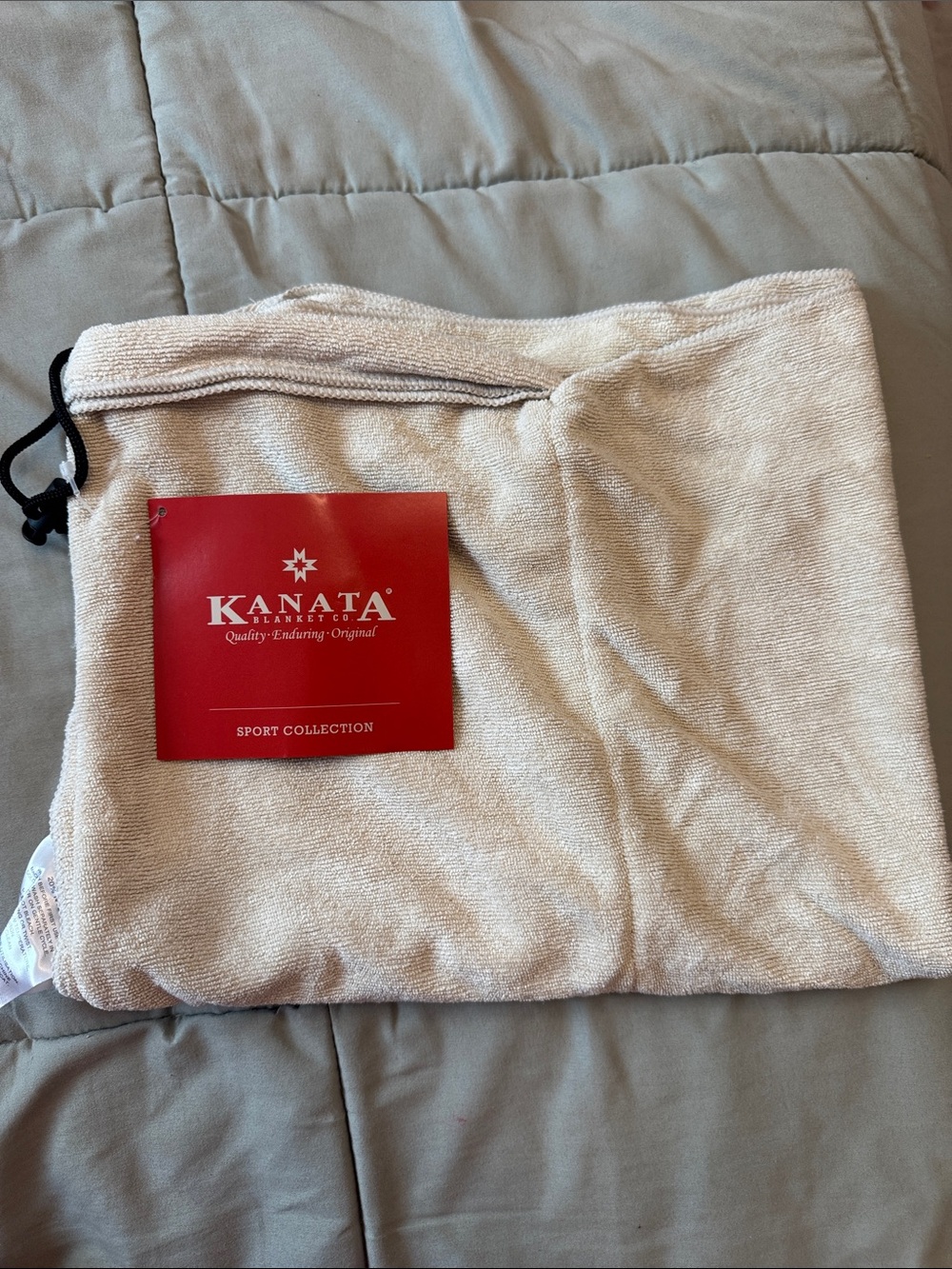 KANTA Cream Soft Terry Travel Sports Towel